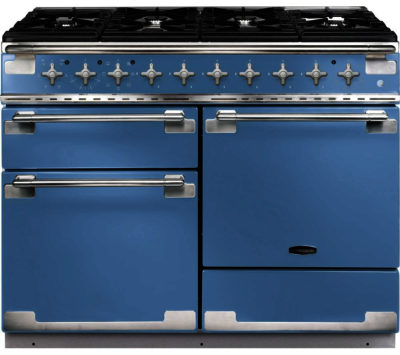 RANGEMASTER  Elise 110 Dual Fuel Range Cooker - China Blue & Chrome